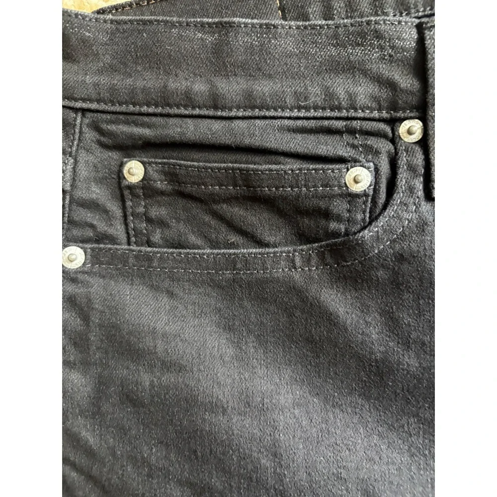 J Crew‎ Jeans Mens 36 34 Black Straight Leg Denim Pants